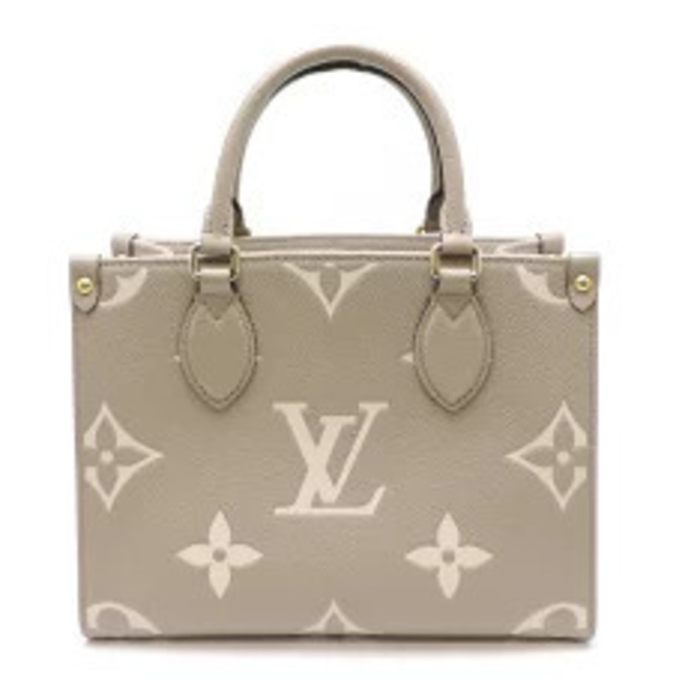 Louis Vuitton Empreinte OnTheGo Handbag Bicolor Monogram Tourtrere Cream - Picture 2 of 10